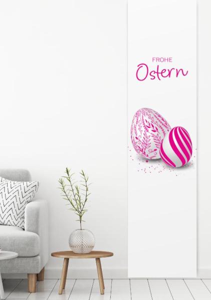 Ostern-moderna magenta, Flächenvorhang Einzel